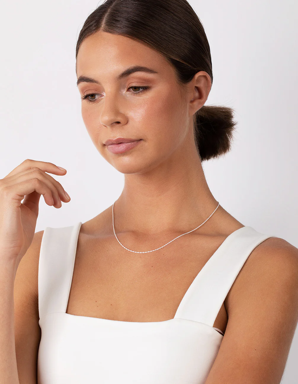 Sterling Silver Twisted Necklace - Image 6