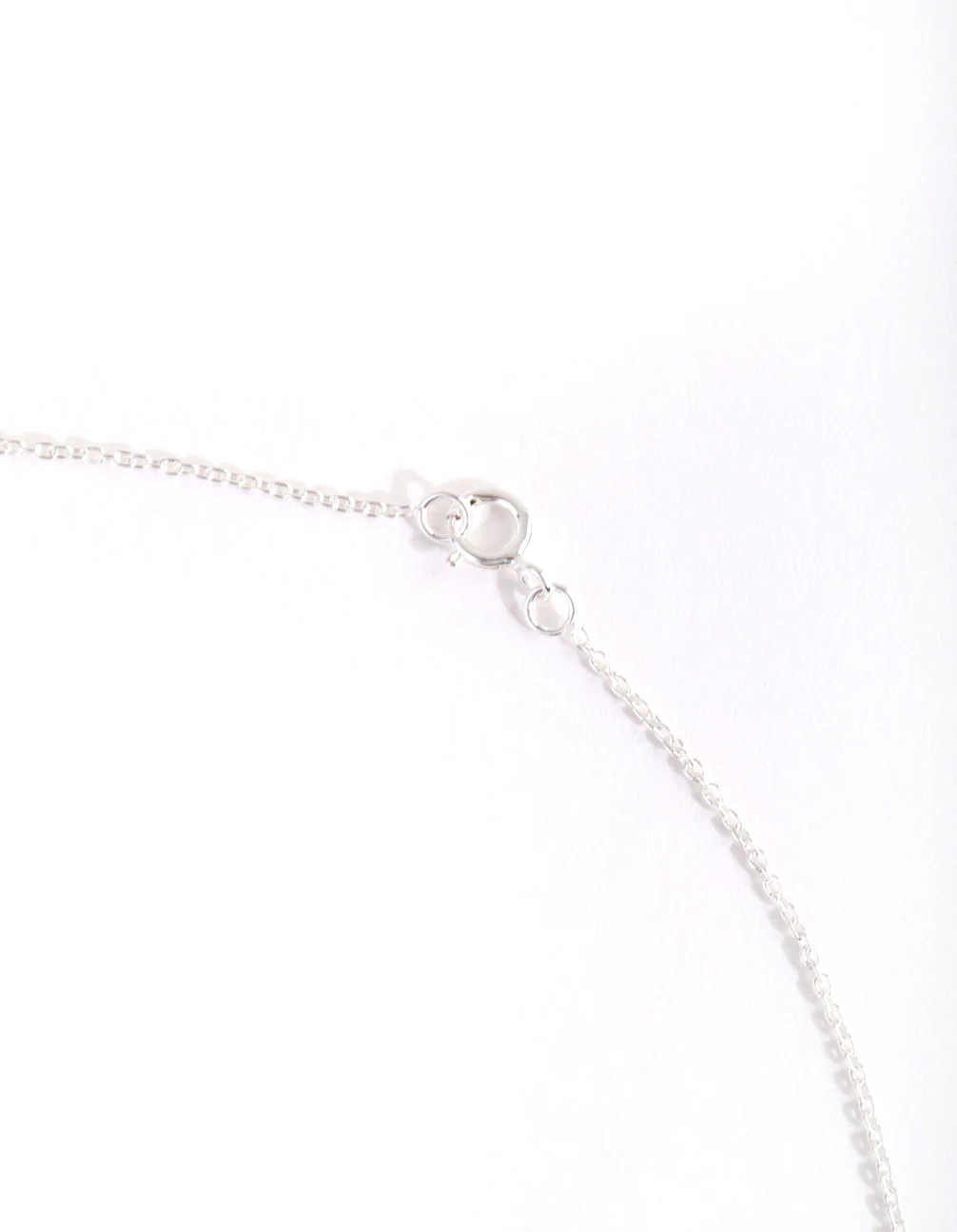 Sterling Silver 45cm Plain Chain Necklace - Image 3