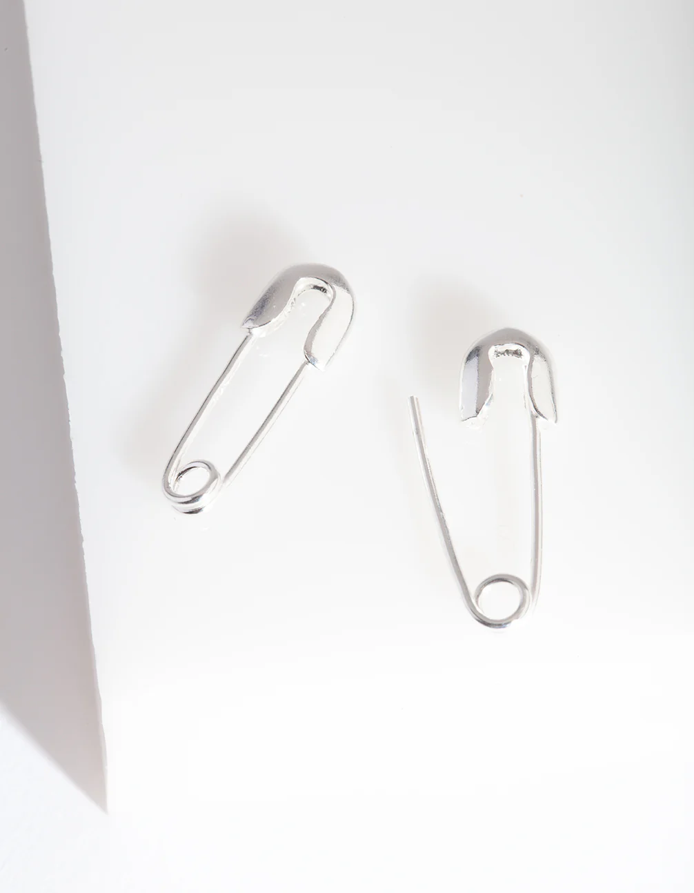 Sterling Silver Safety Pin Earrings - Image 4