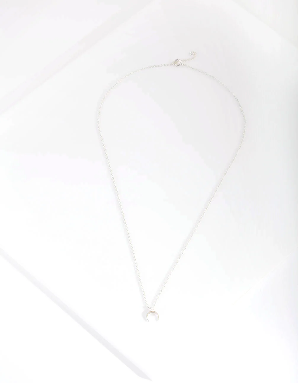 Sterling Silver Moon Necklace - Image 3