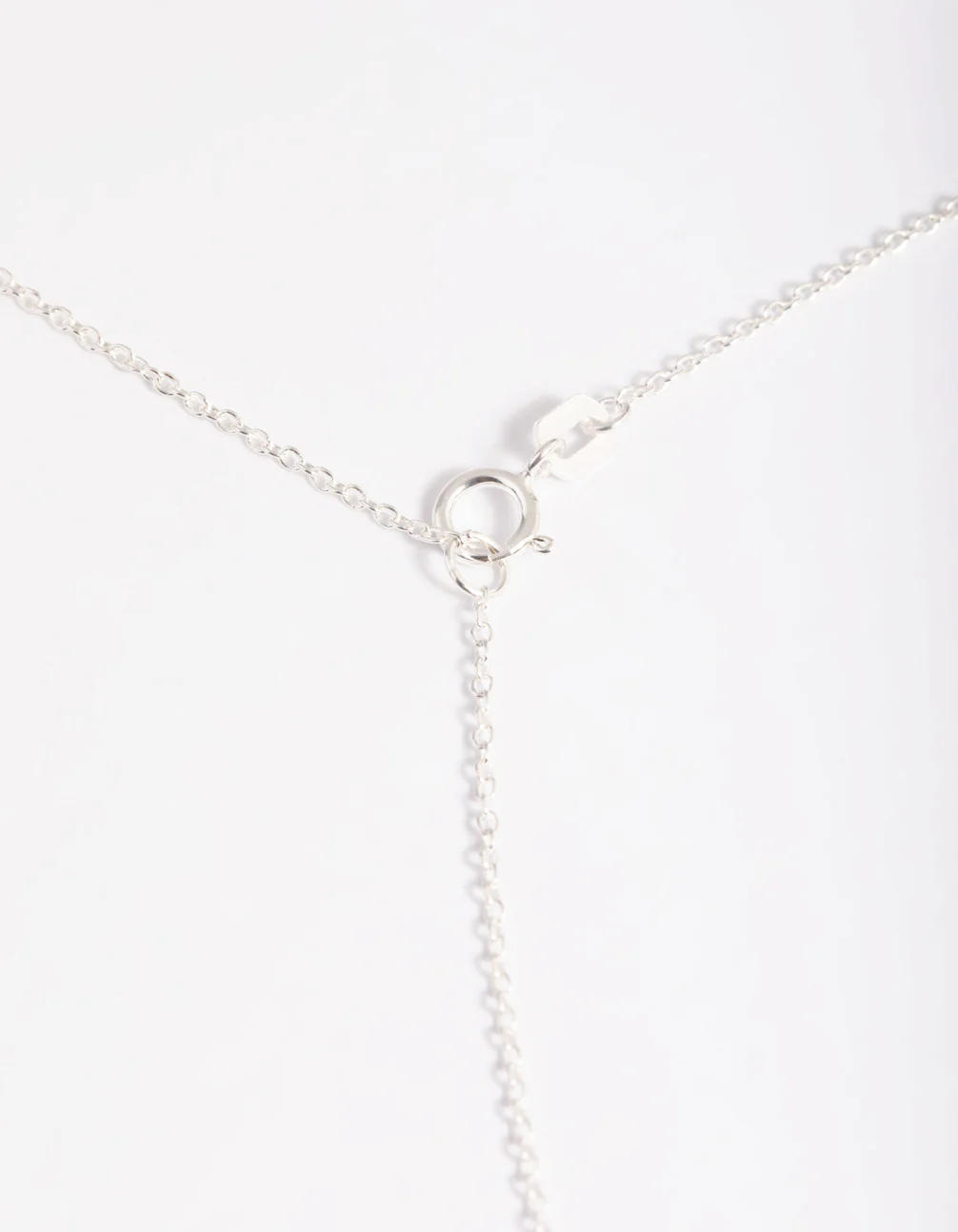 Sterling Silver Cubic Zirconia Heart Necklace - Image 3