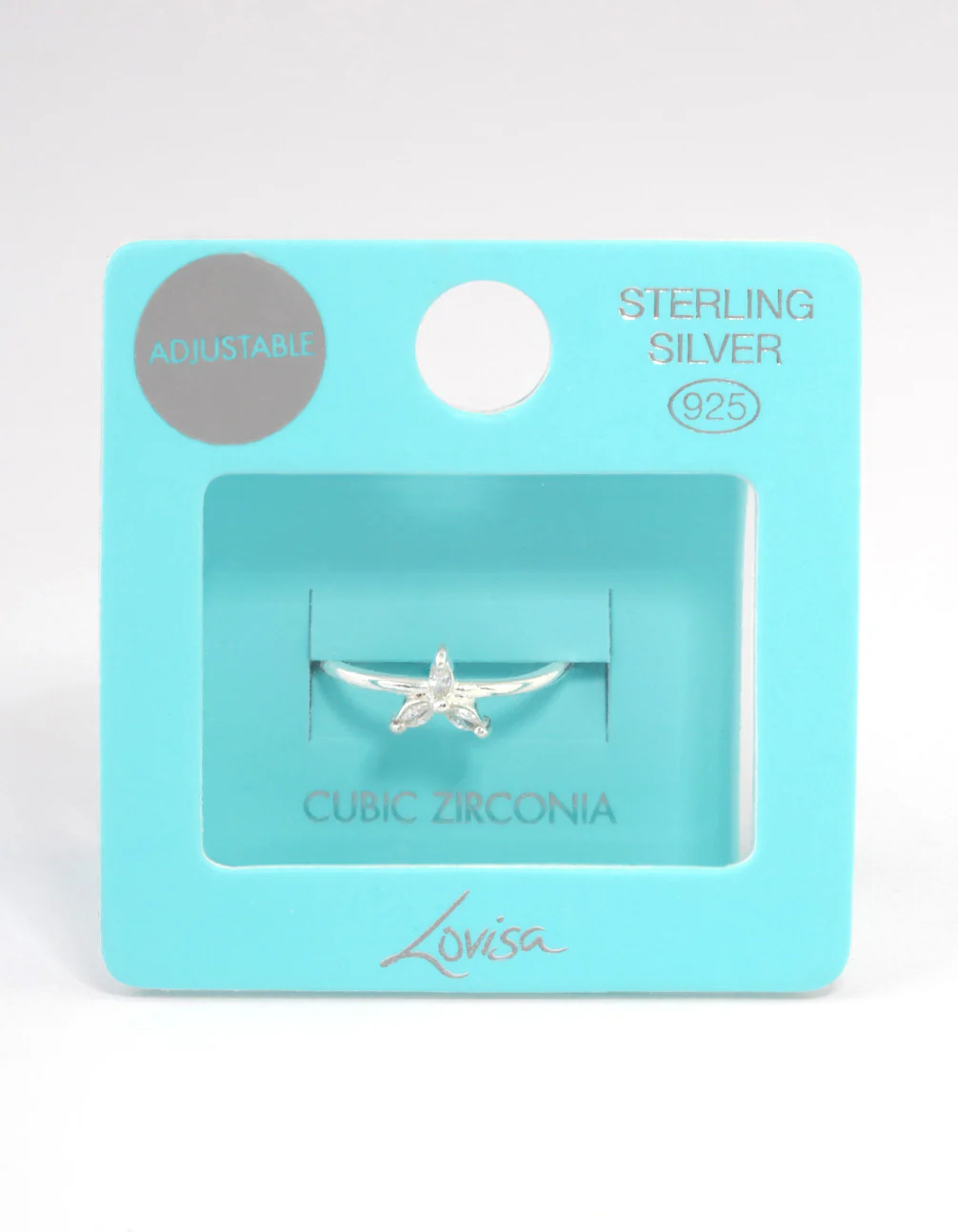 Sterling Silver Trio Marquise Ring - Image 3