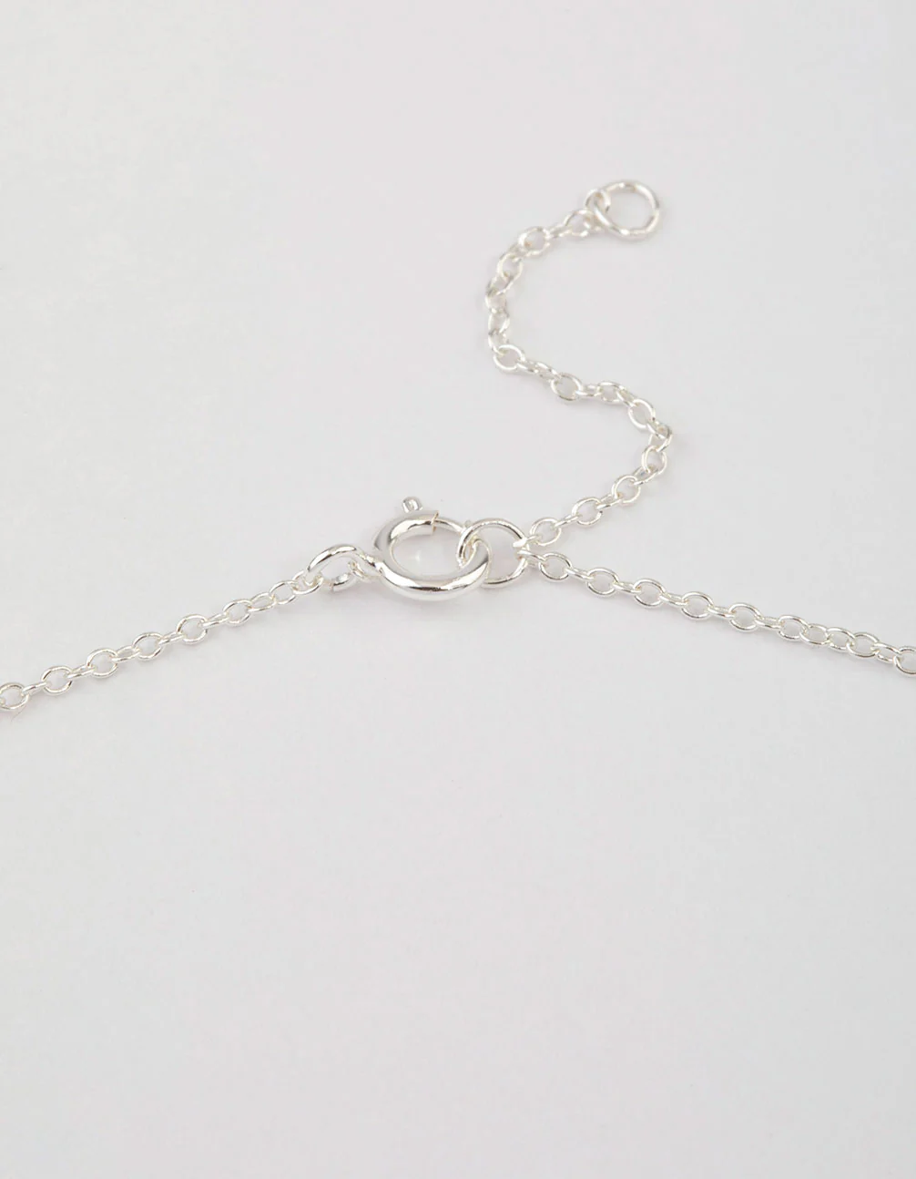 Sterling Silver Trio Round Cubic Zirconia Necklace - Image 3
