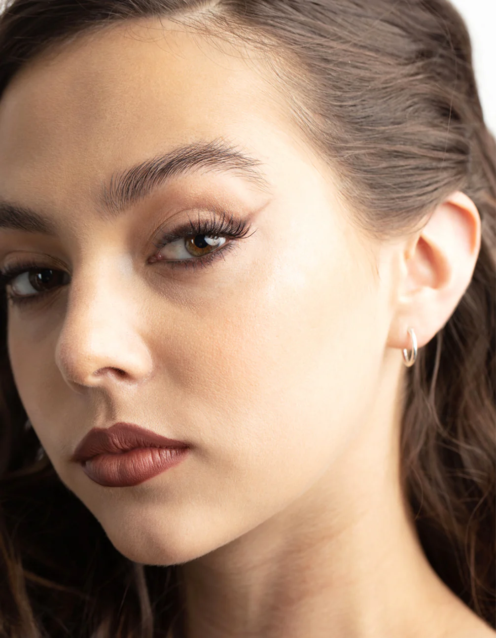 Sterling Silver Twisted Rope Hoop Earrings - Image 5