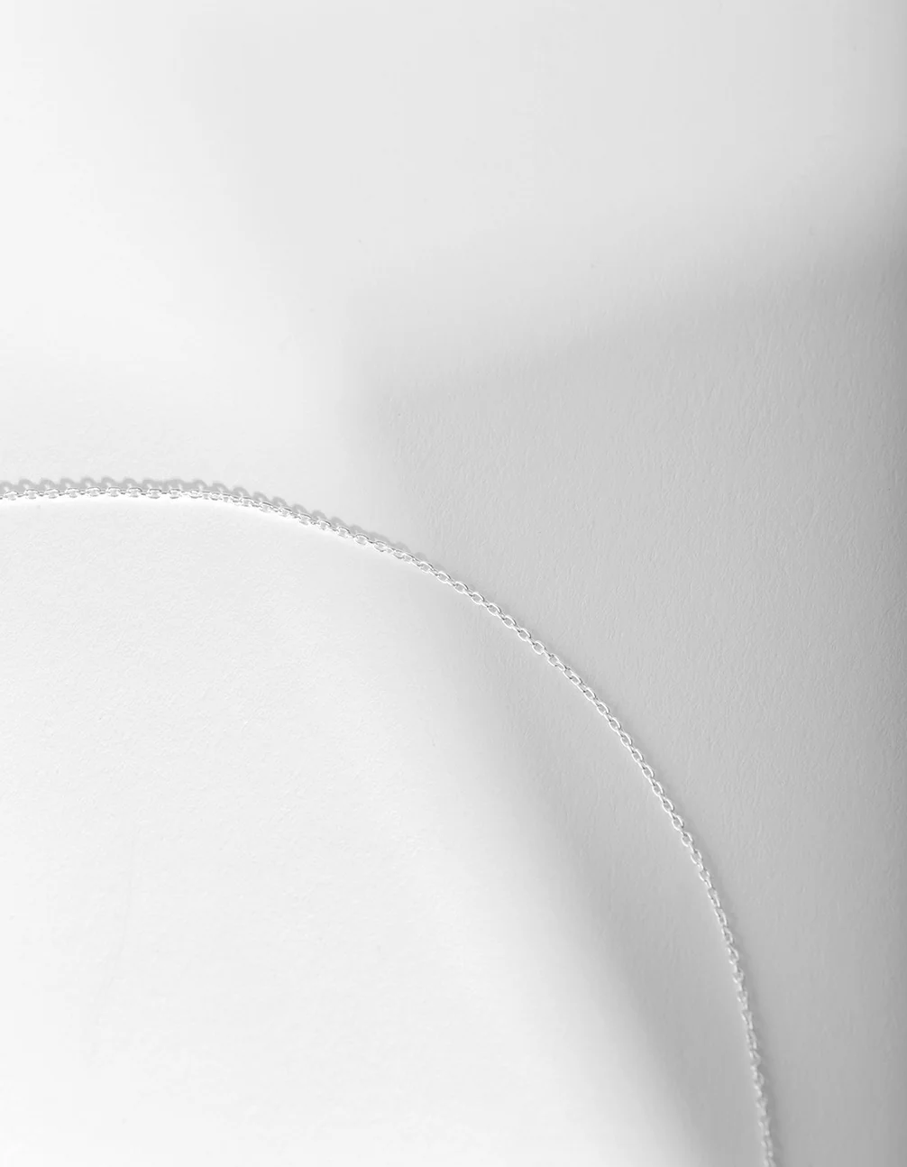 Sterling Silver Twist T Bar Necklace - Image 4