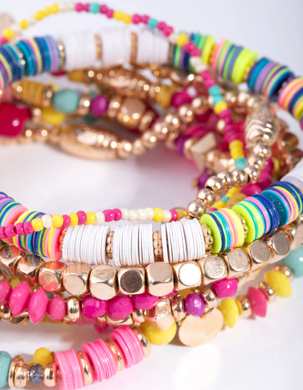 Gold Stretch Multi Bracelets - Image 2