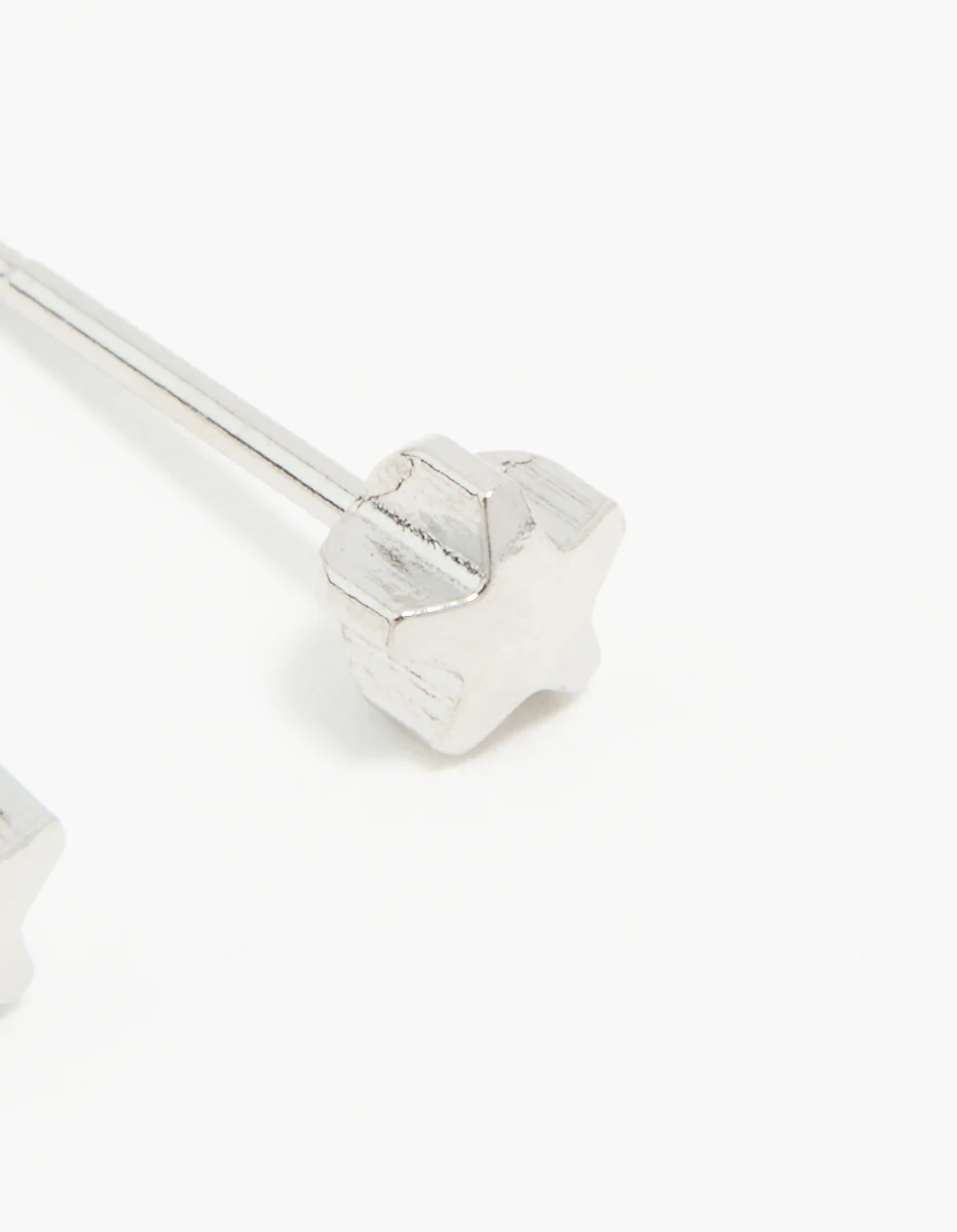Surgical Stainless Steel 4MM Star Piercing Stud - Image 3