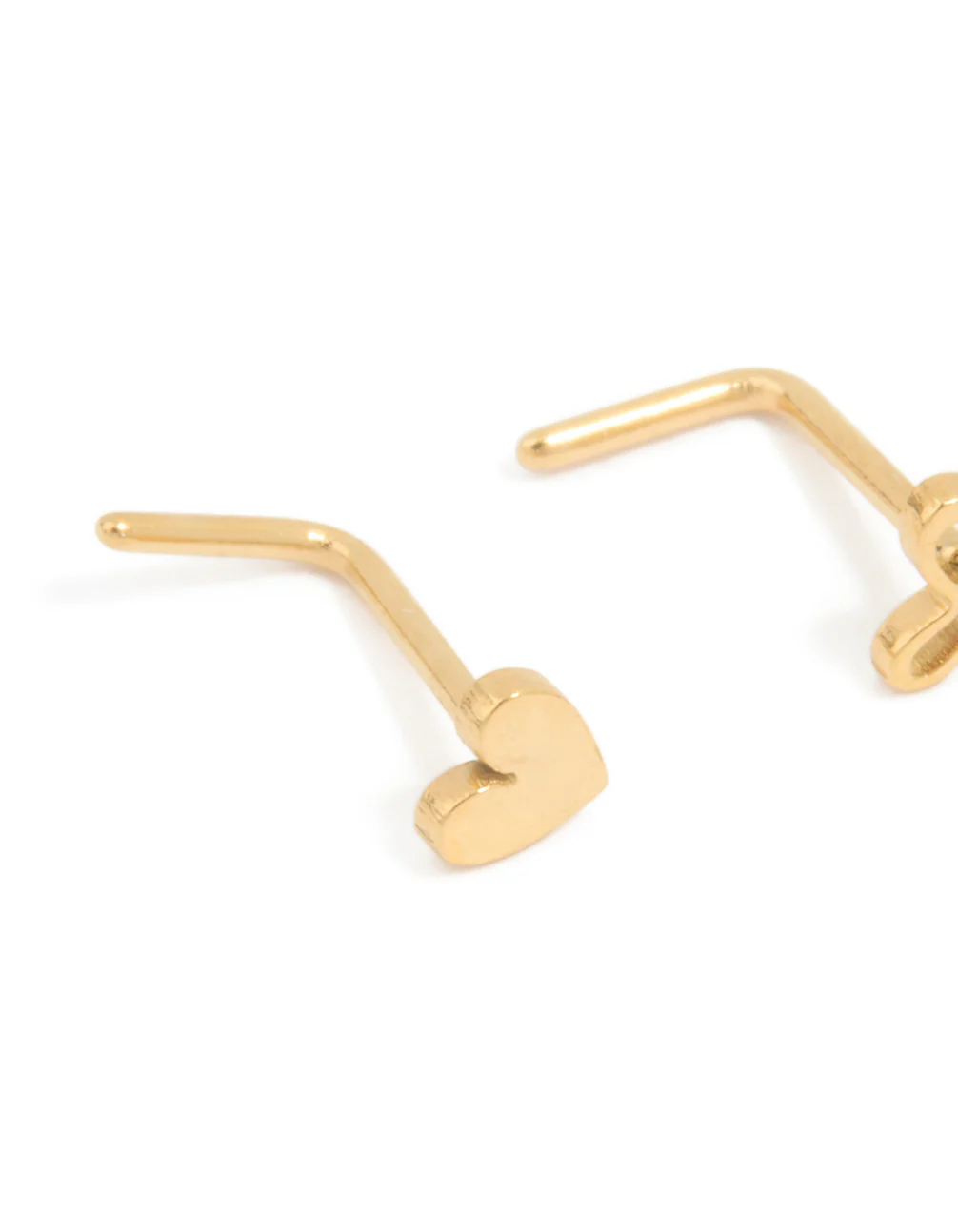 Surgical Steel Bow & Butterfly Nose Studs 3-Pack - Image 2