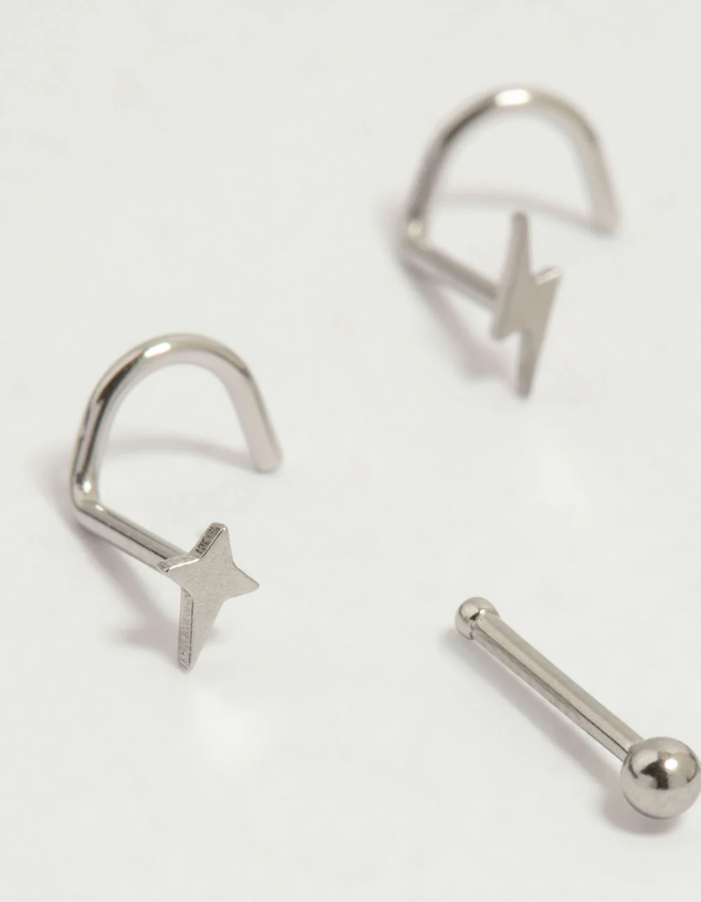 Surgical Steel Celestial Nose Stud 6-Pack - Image 2