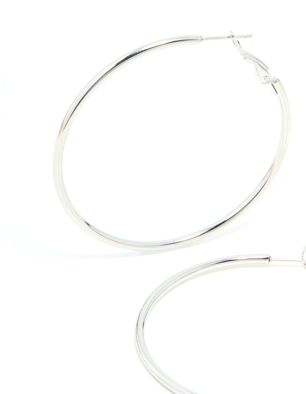 Surgical Steel Hoop Earrings 50 MM - Image 4