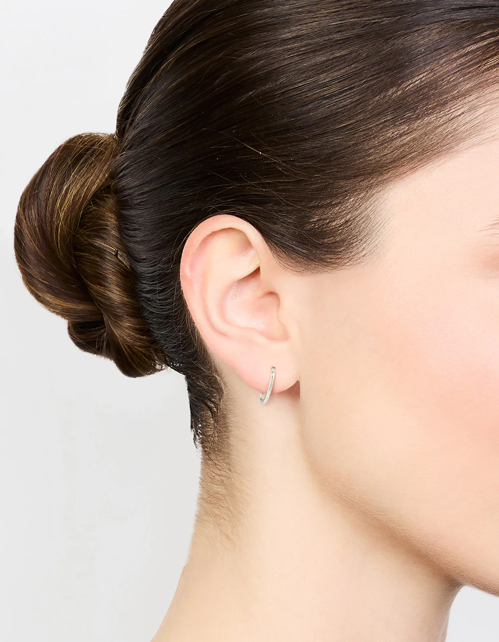 Surgical Steel Medium Sleeper Earrings 10 mm - Image 2