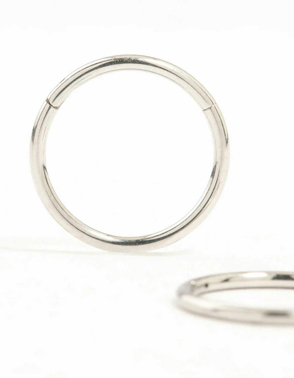 Surgical Steel Medium Sleeper Earrings 10 mm - Image 4