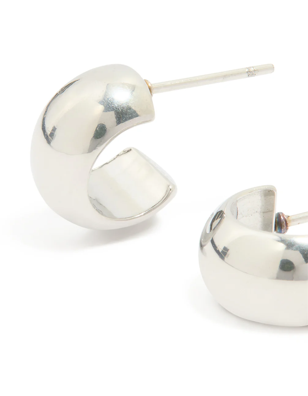 Surgical Steel Mini Bubble Huggie Earrings - Image 2