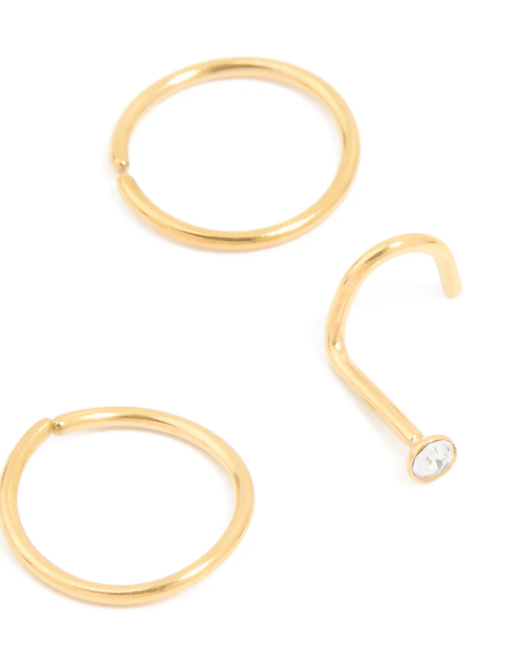 Surgical Steel Nose Stud & Ring 6-Pack - Image 3