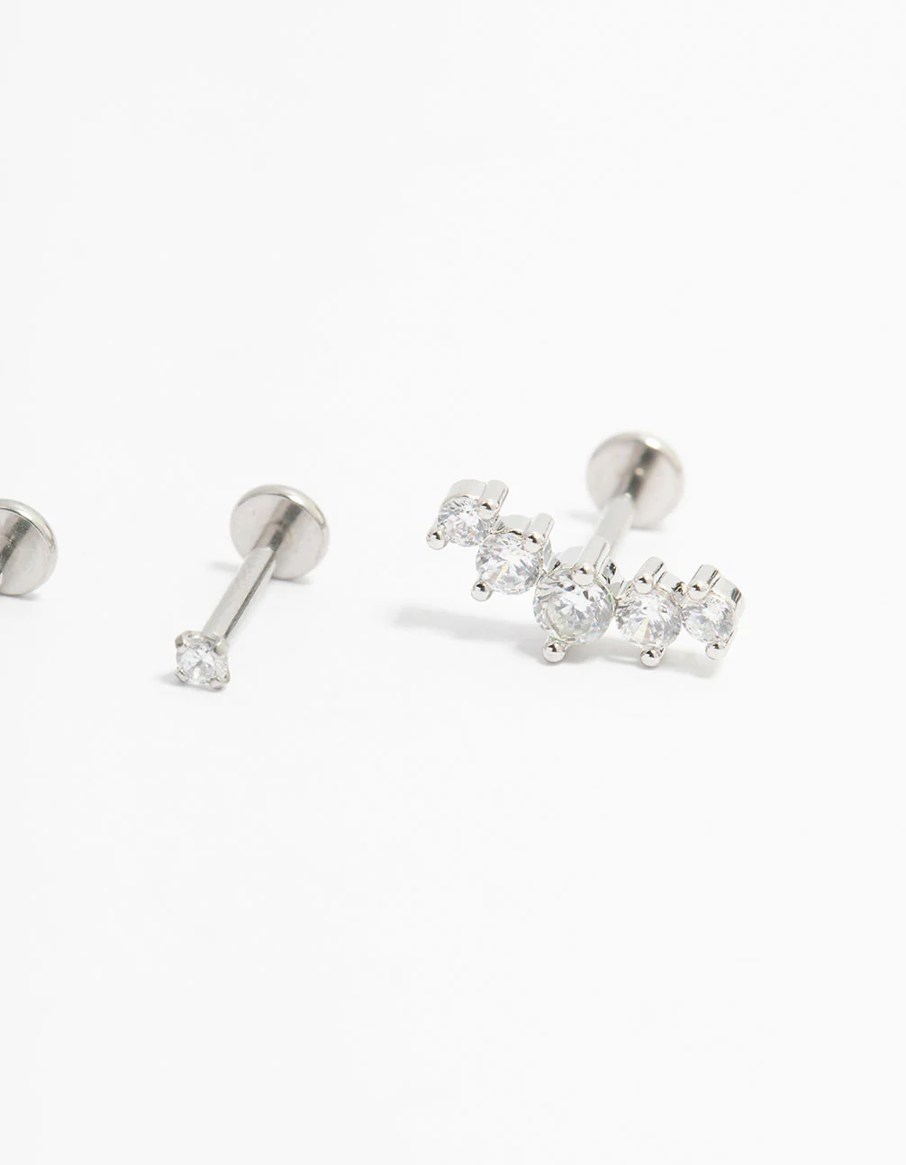 Surgical Steel Round Crawler Flat Backs 3-Pack - Image 3