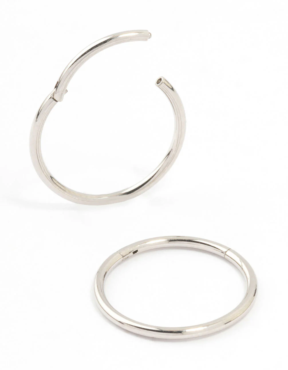 Surgical Steel Sleeper Earrings 12MM - Image 2