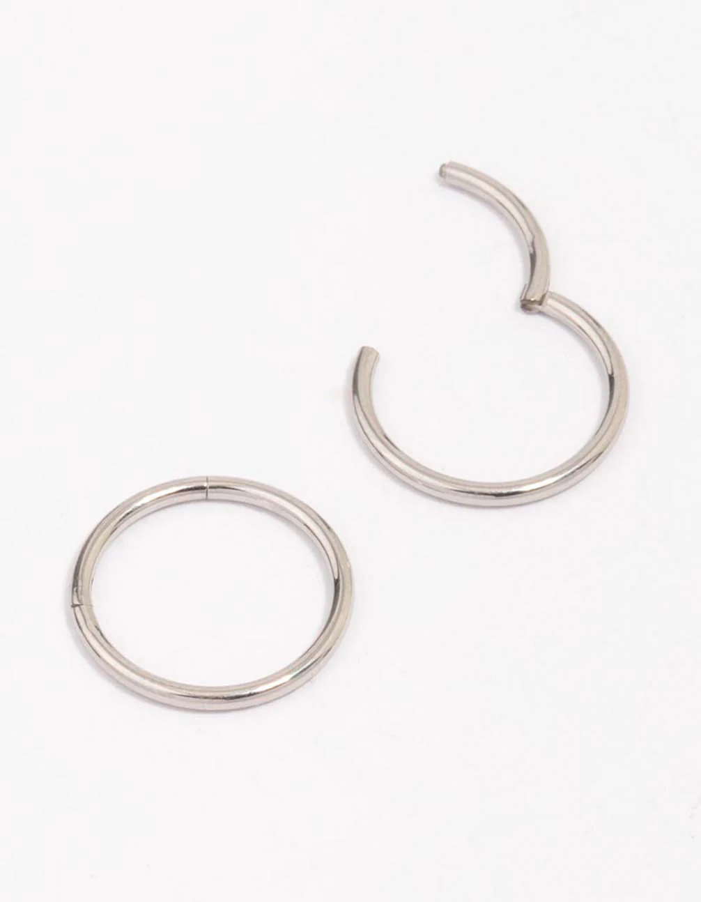 Surgical Steel Sleeper Earrings 12mm - Image 2