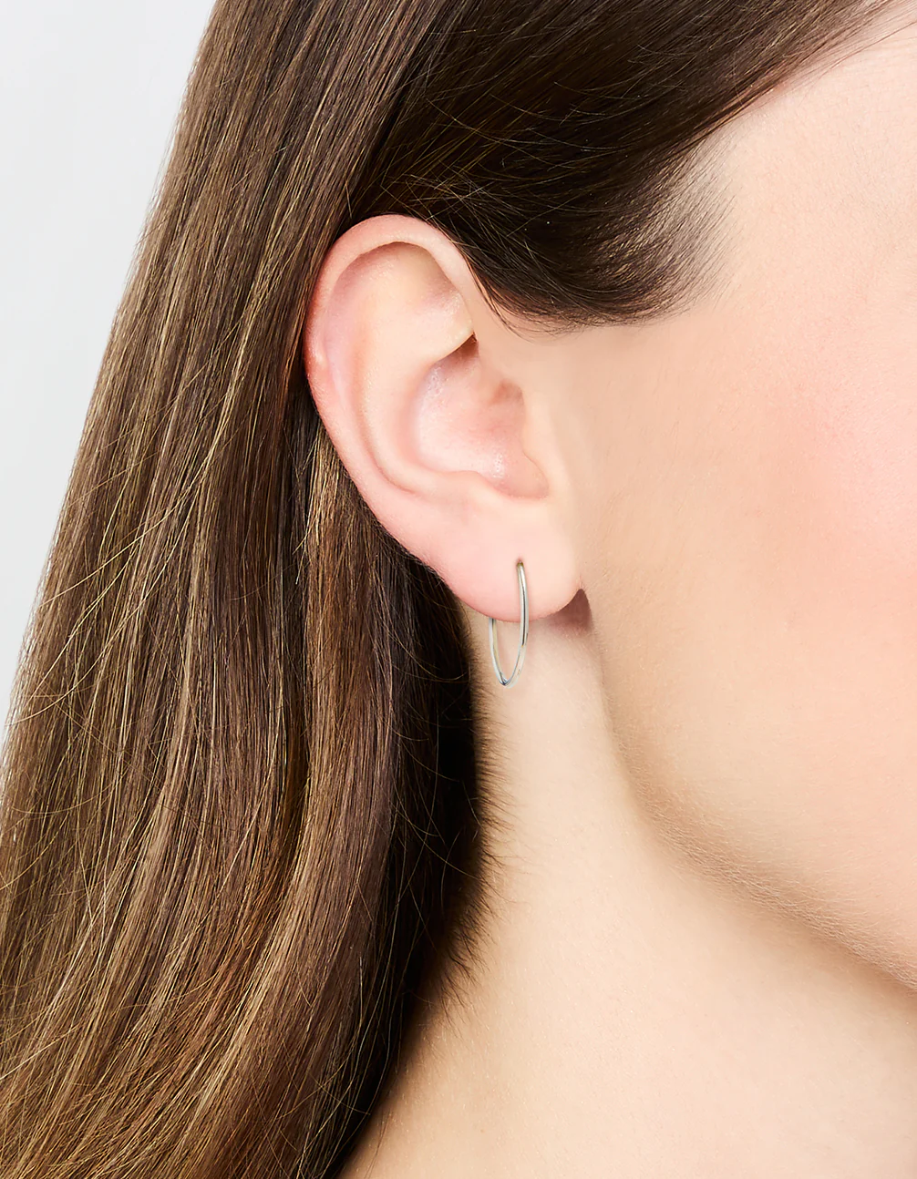 Surgical Steel Sleeper Earrings 16 MM - Image 2