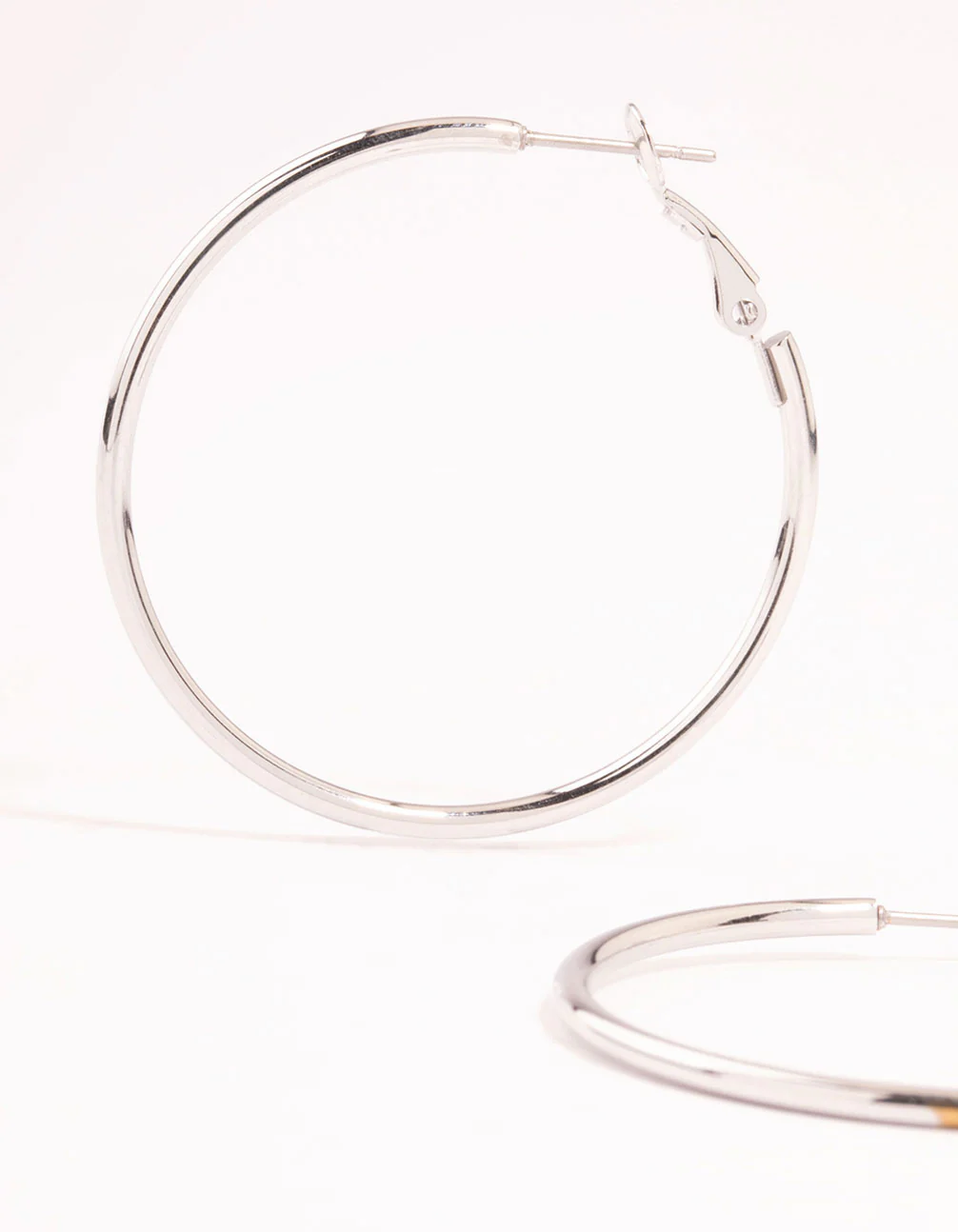 Surgical Steel Thin Hoop Earrings - Image 2