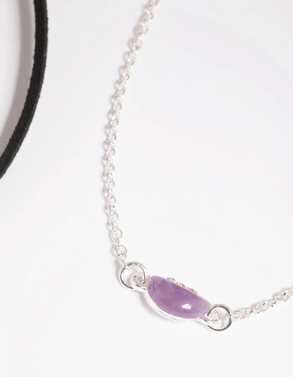 Mixed Metal Semi-Precious Stone Jingle Choker - Image 2