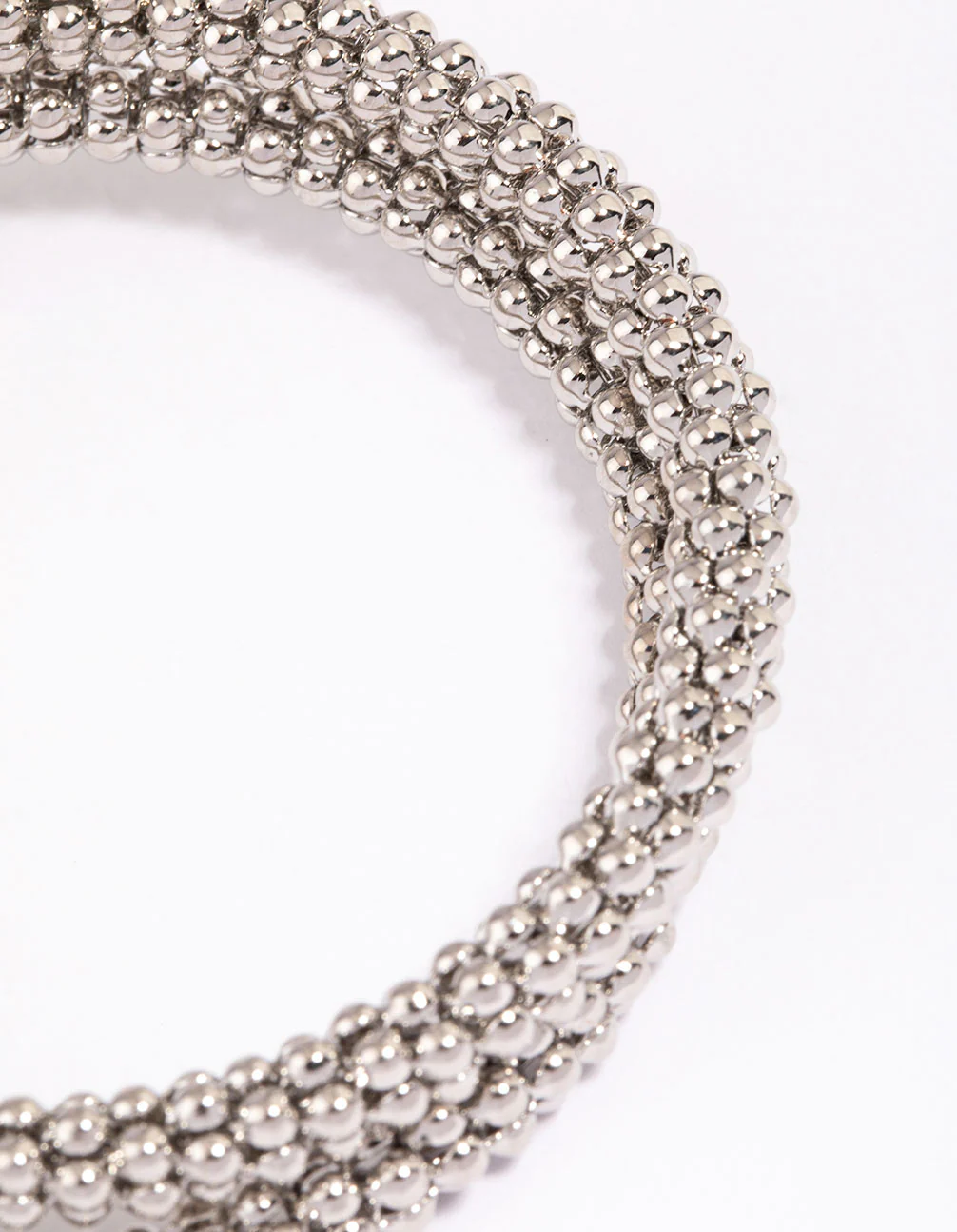 Silver Ball Wrapped Wrist Cuff - Image 2