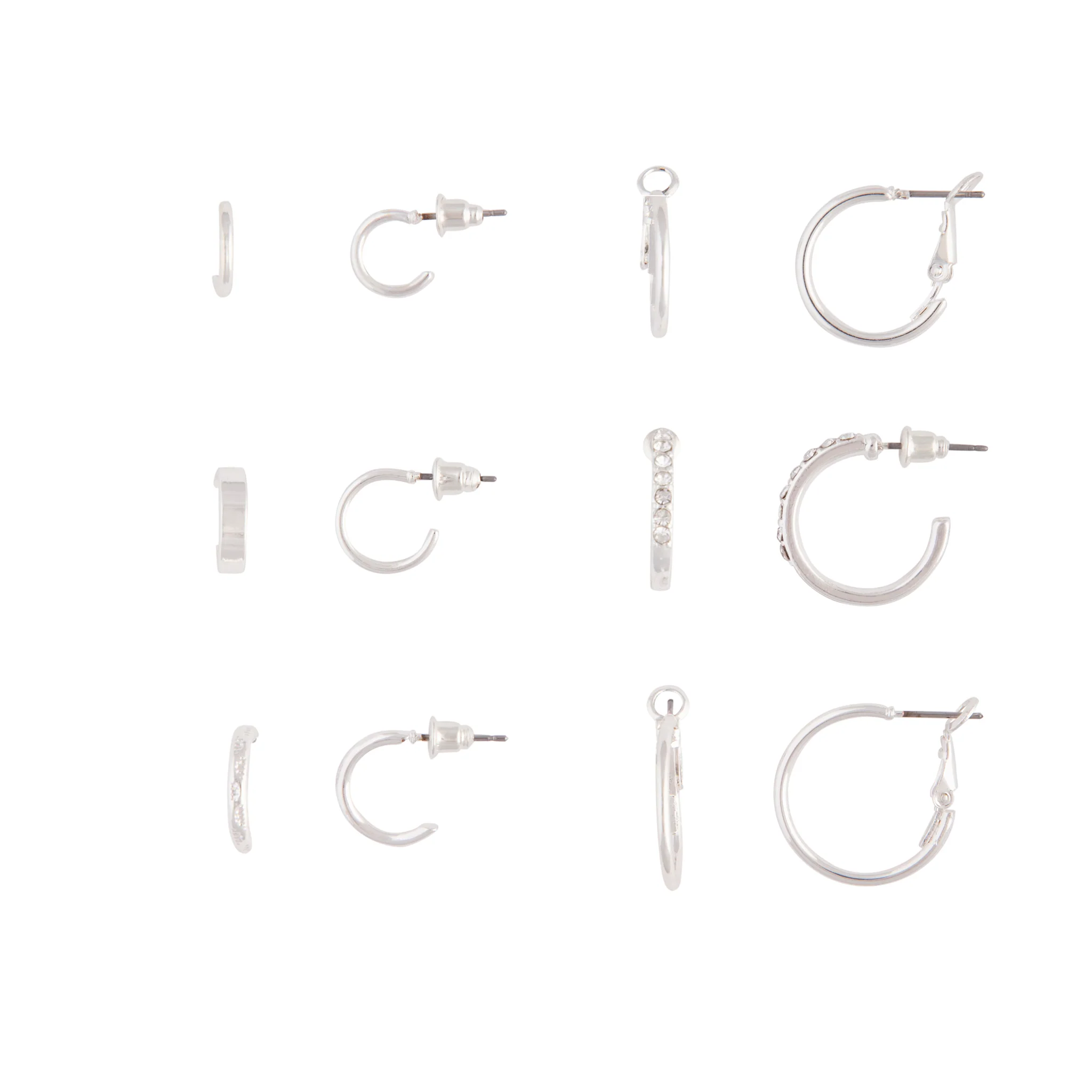 Silver Variety Hoop 6-Pack - Image 5