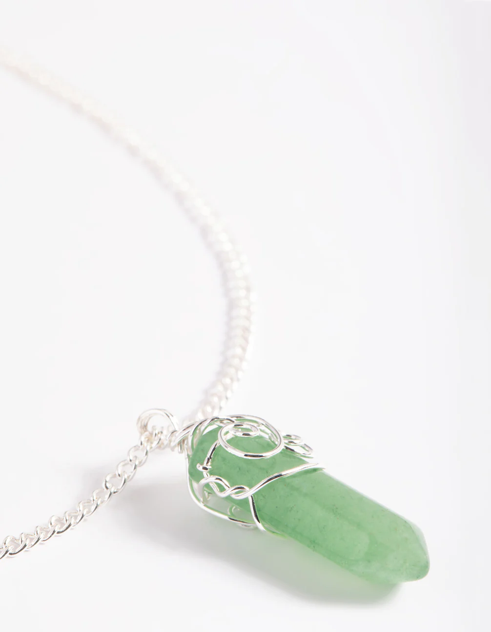 Green Aventurine Shard Necklace - Image 4