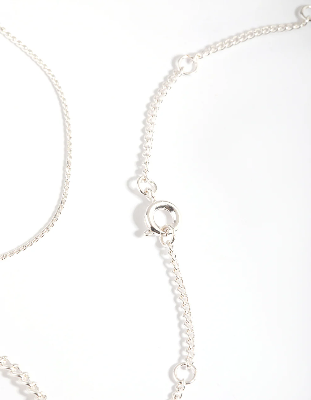 Silver Geometric Bracelet & Anklet 4-Pack - Image 3