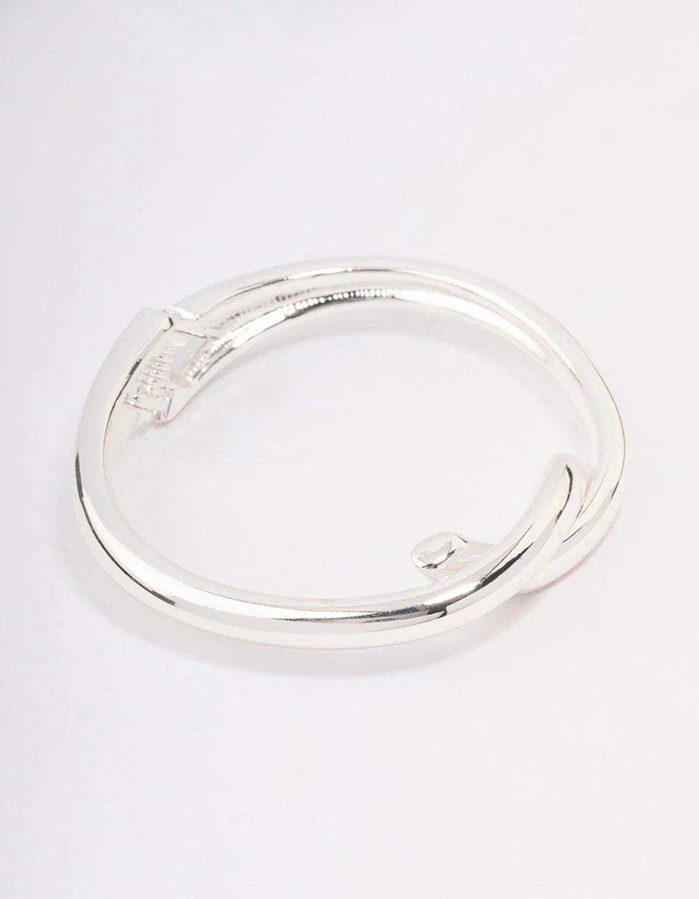 Silver Knotted Cross Hinge Wrist Cuff