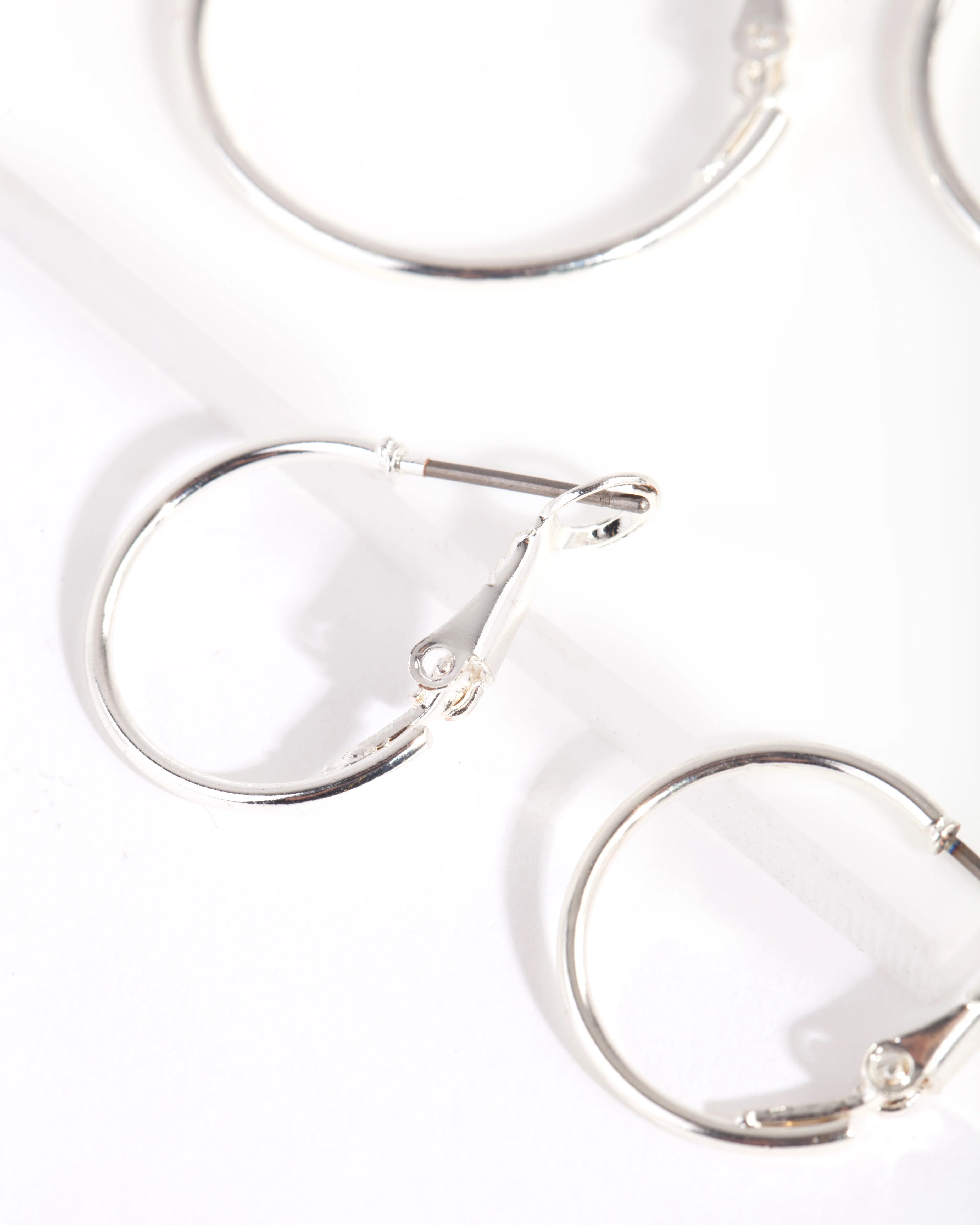 Silver Multi Size Hoop Earring Pack - Image 3