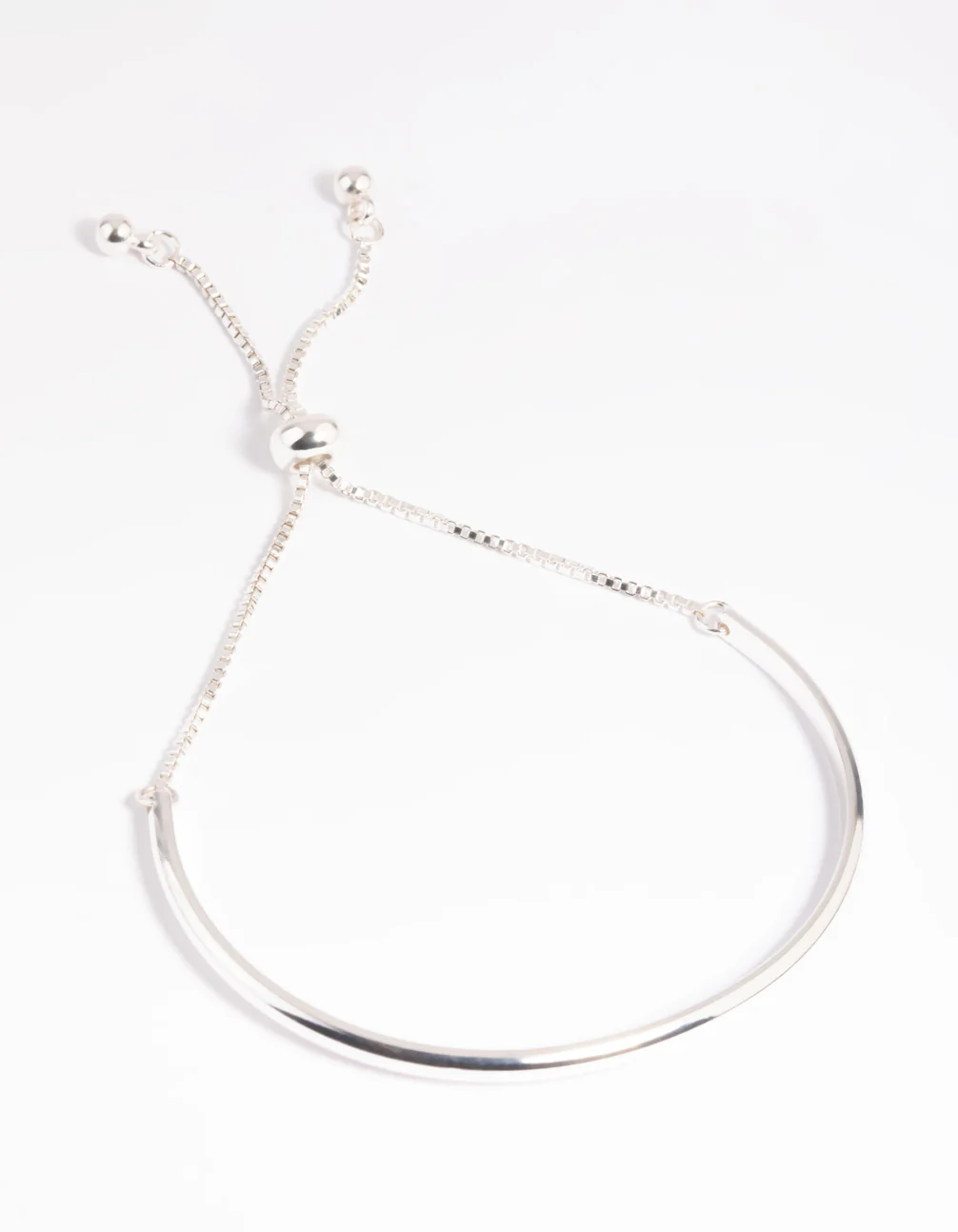Silver Toggle Cuff Bracelet - Image 3