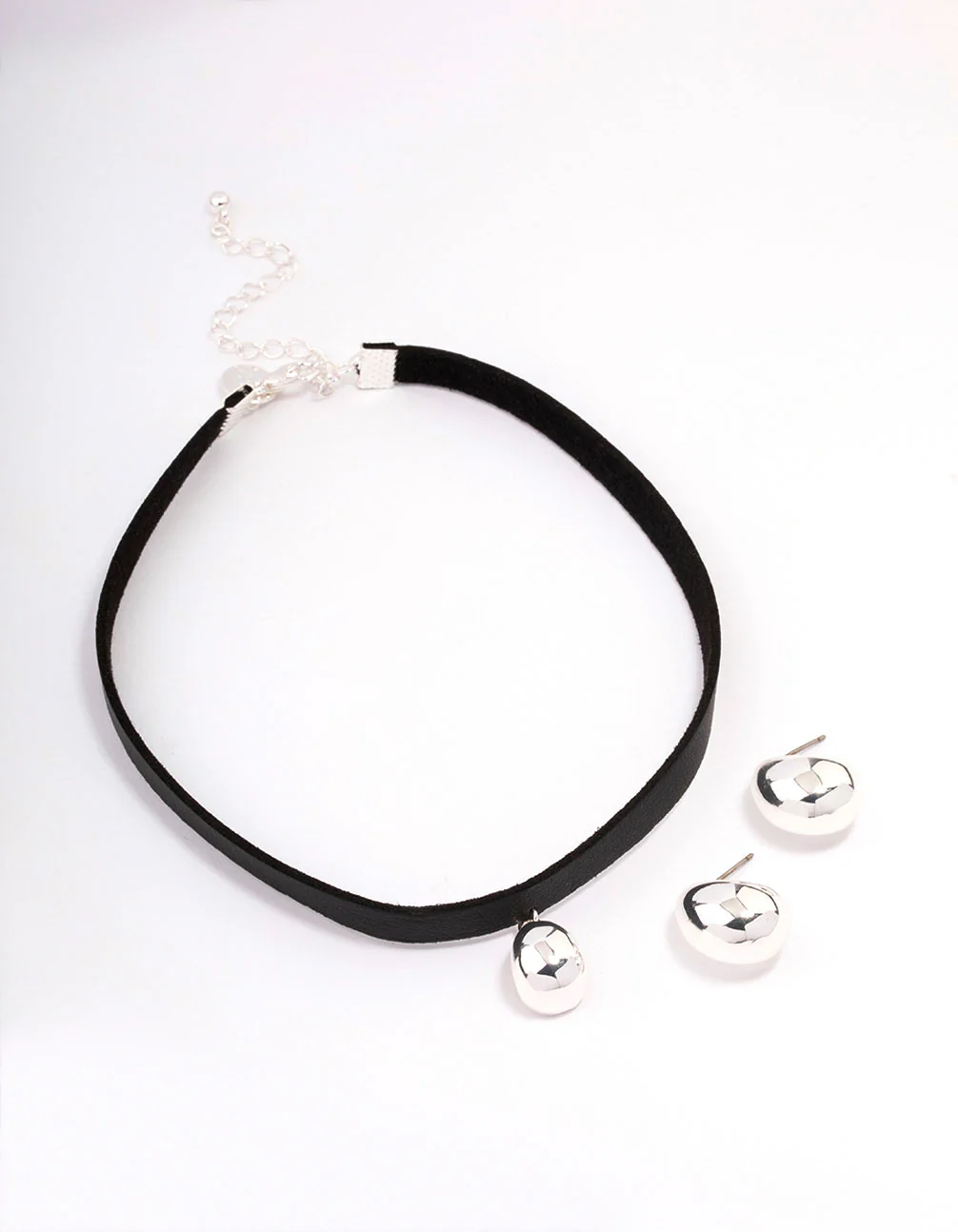 Silver Teardrop Jewellery Set - Image 2