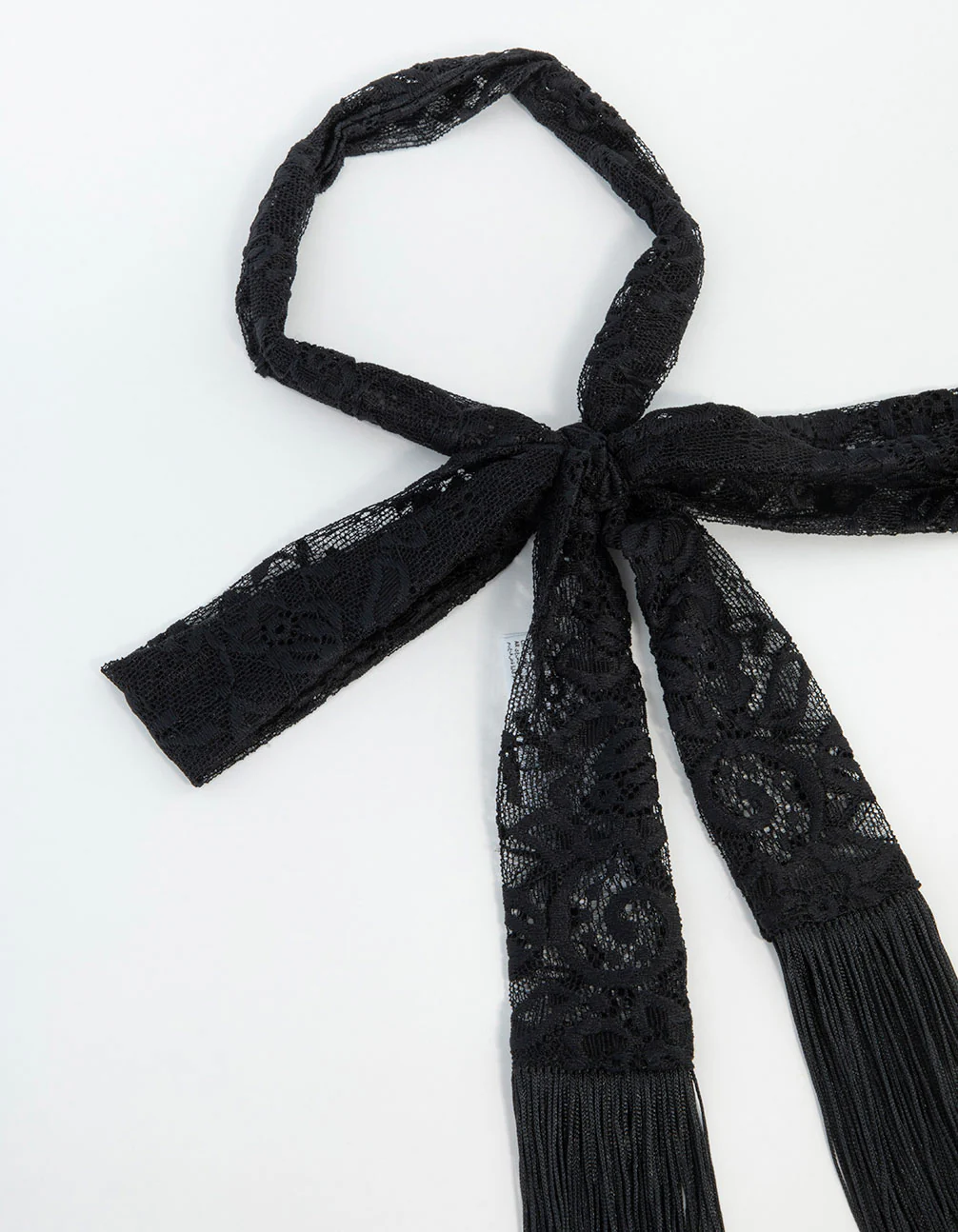 Thin Fabric Lace Fringe Scarf - Image 2
