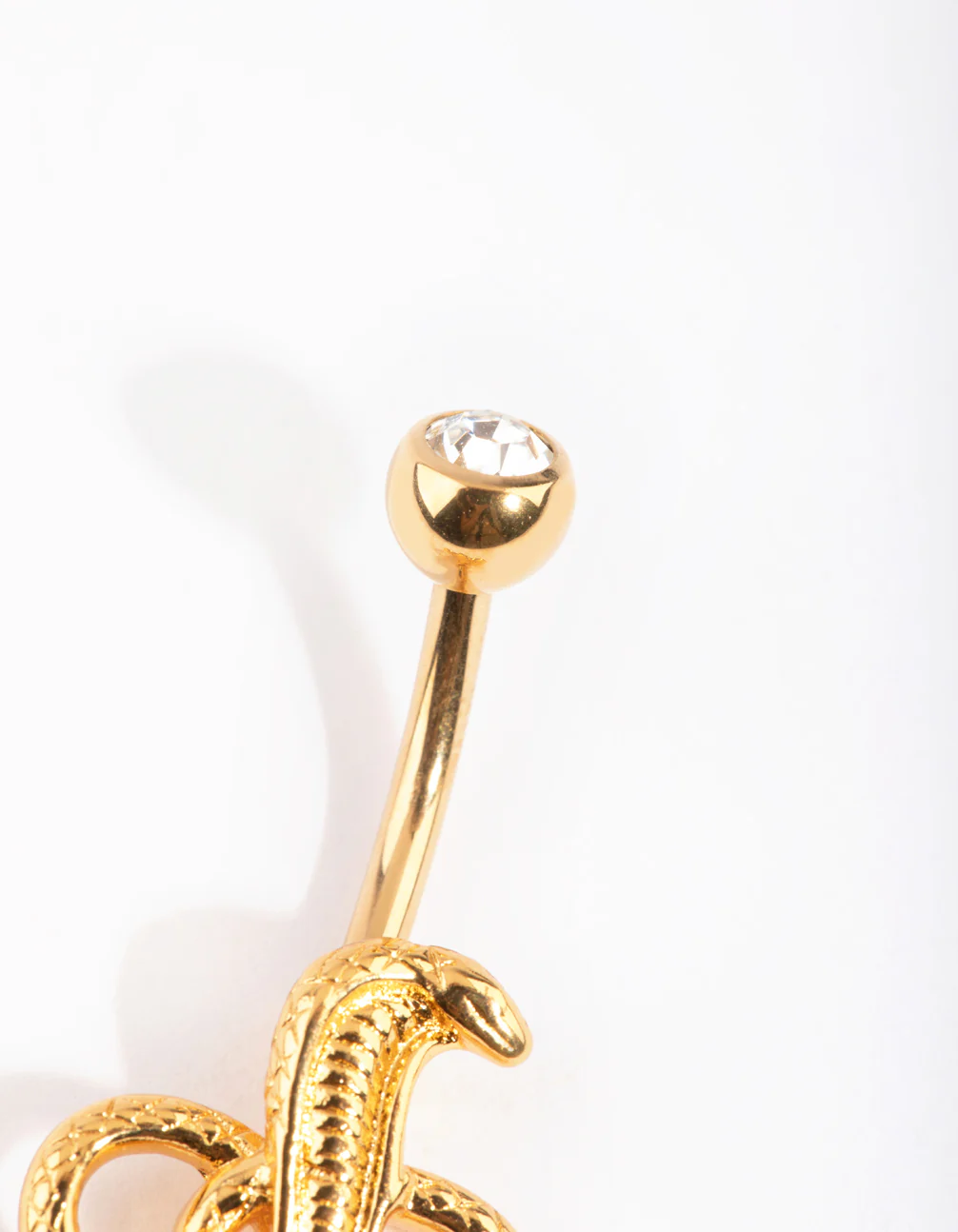Gold Plated Titanium Snake Belly Bar - Image 3