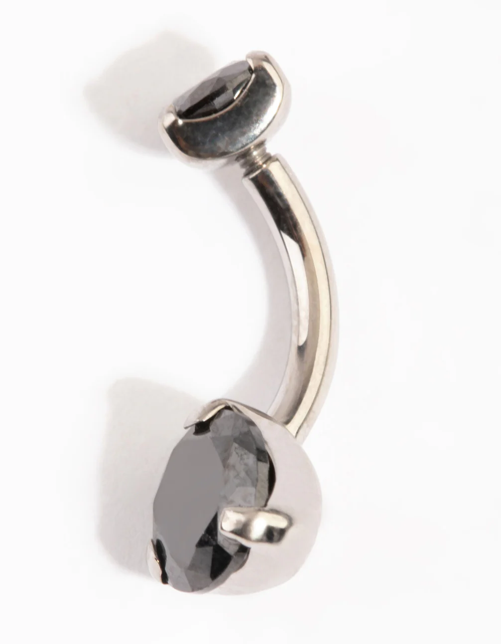 Black Titanium Belly Bar - Image 2