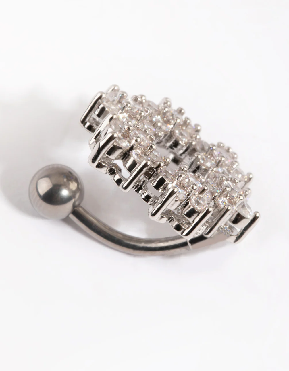 Titanium Floral Wreath Belly Bar - Image 2