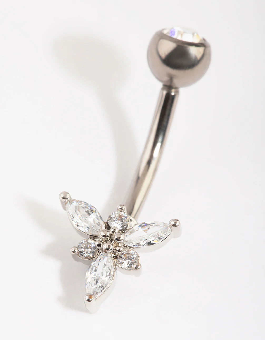 Titanium Diamante Belly Bar - Image 2