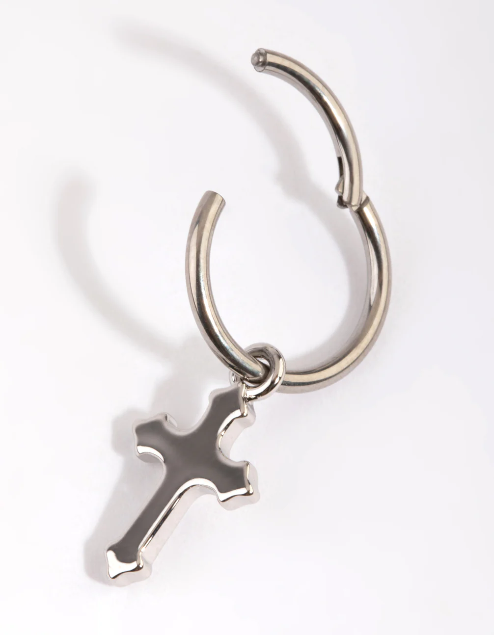 Titanium Cross Belly Ring - Image 3