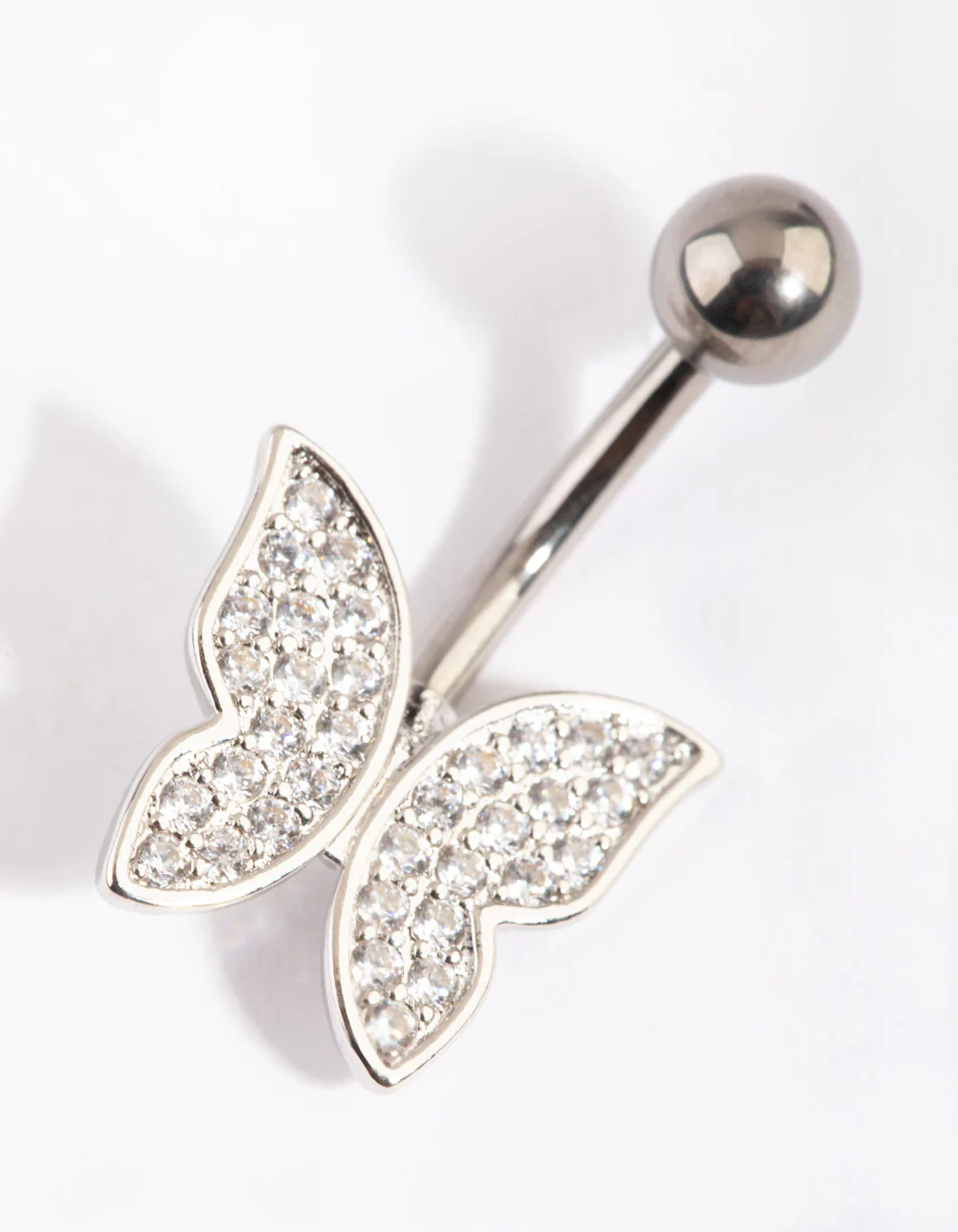 Titanium Butterfly Belly Bar - Image 2