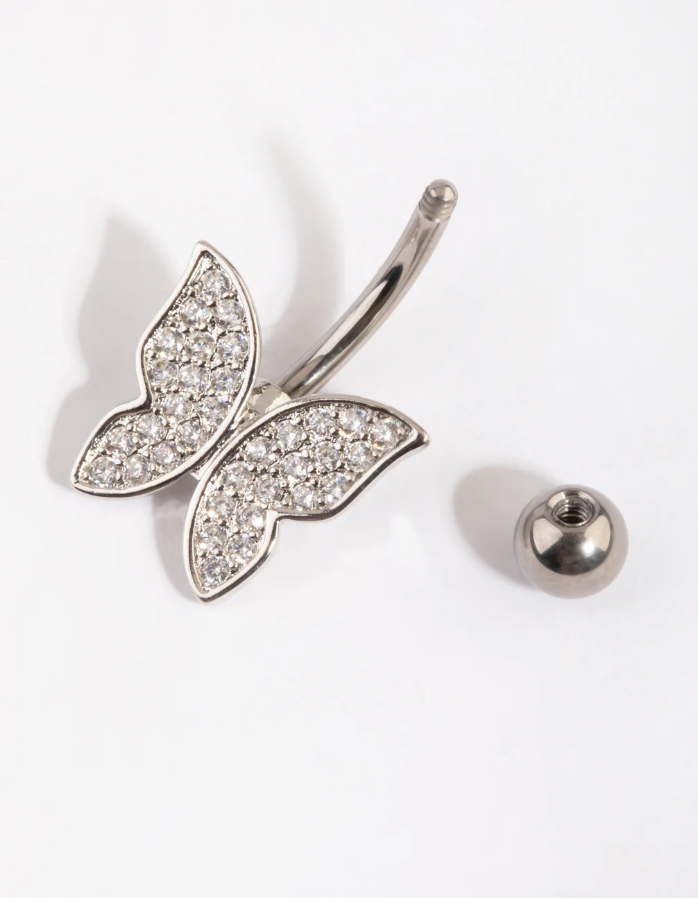 Titanium Butterfly Belly Bar - Image 3