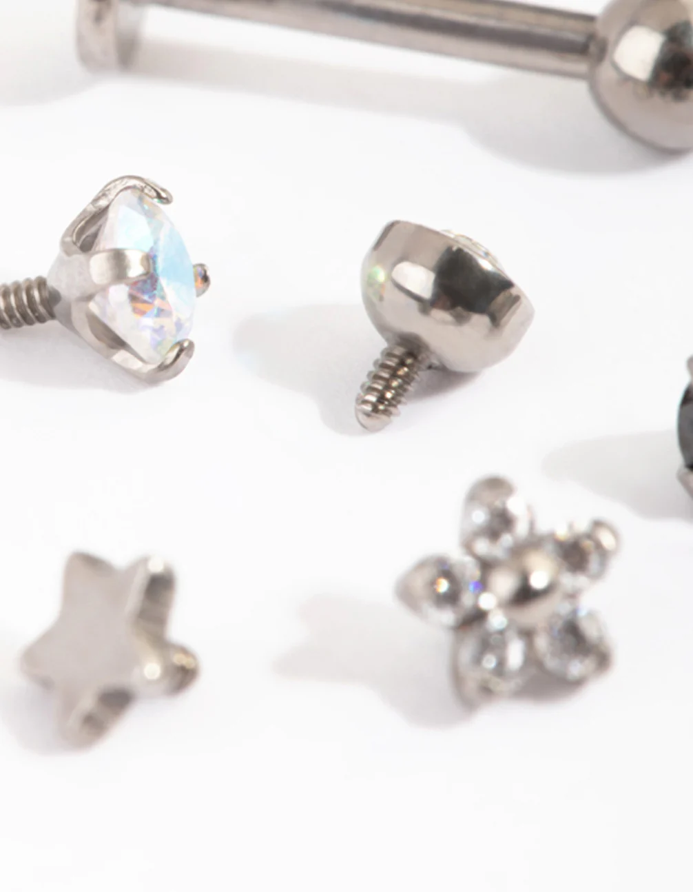 Titanium Pretty Flat Back Stud Pack - Image 3