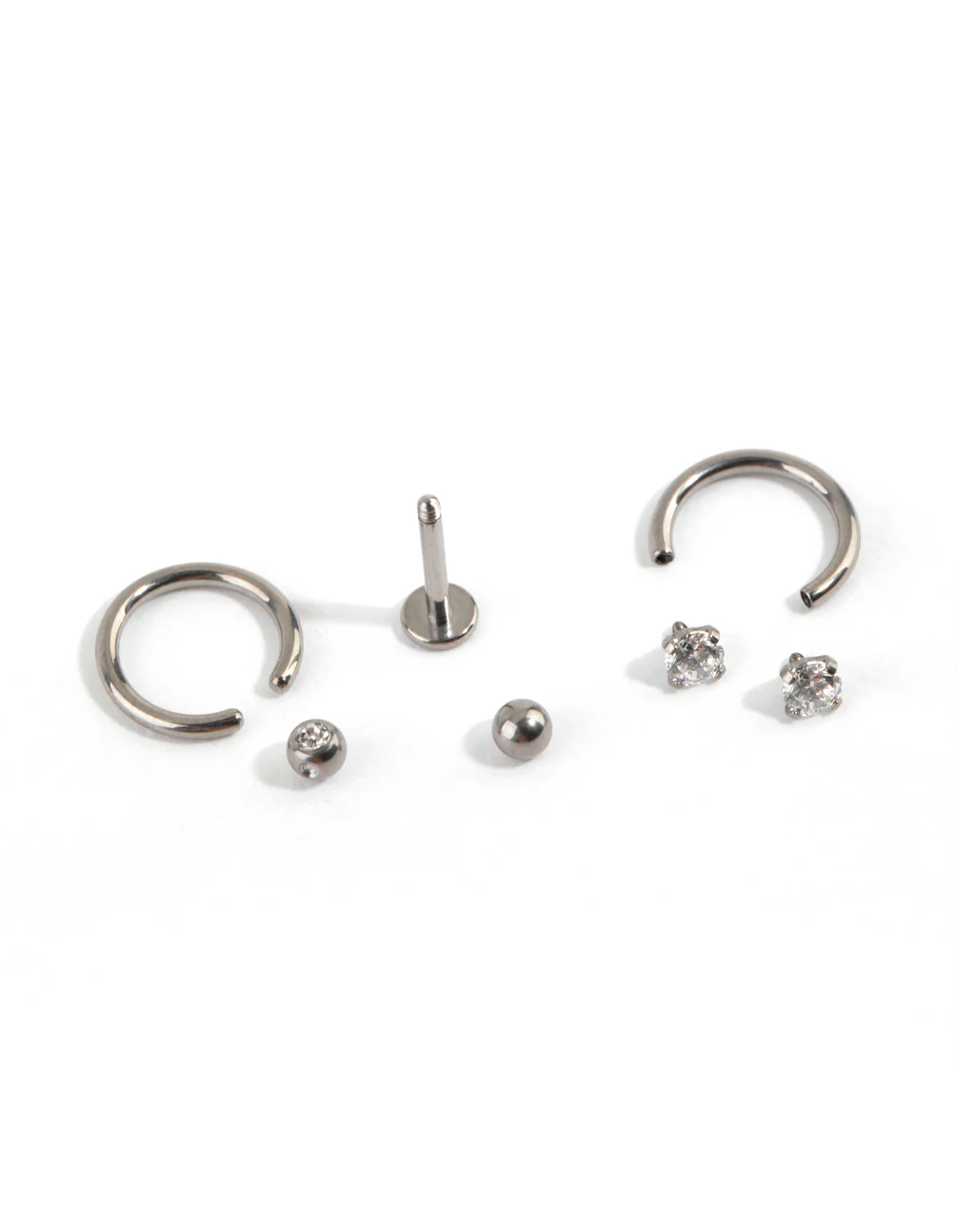 Titanium Mix Piercing Earring Pack - Image 3
