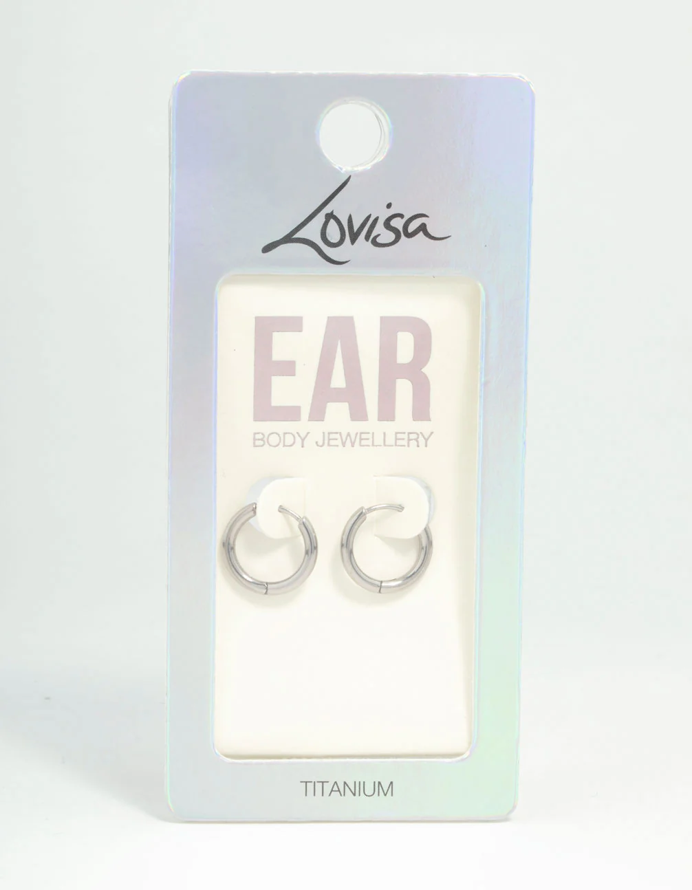 Titanium Small Classic Hoop Earrings - Image 5