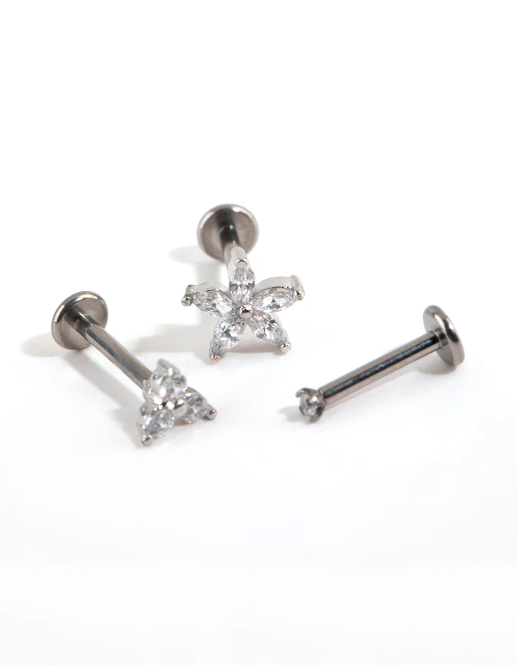 Titanium Statement Flower Flat Back Pack - Image 2