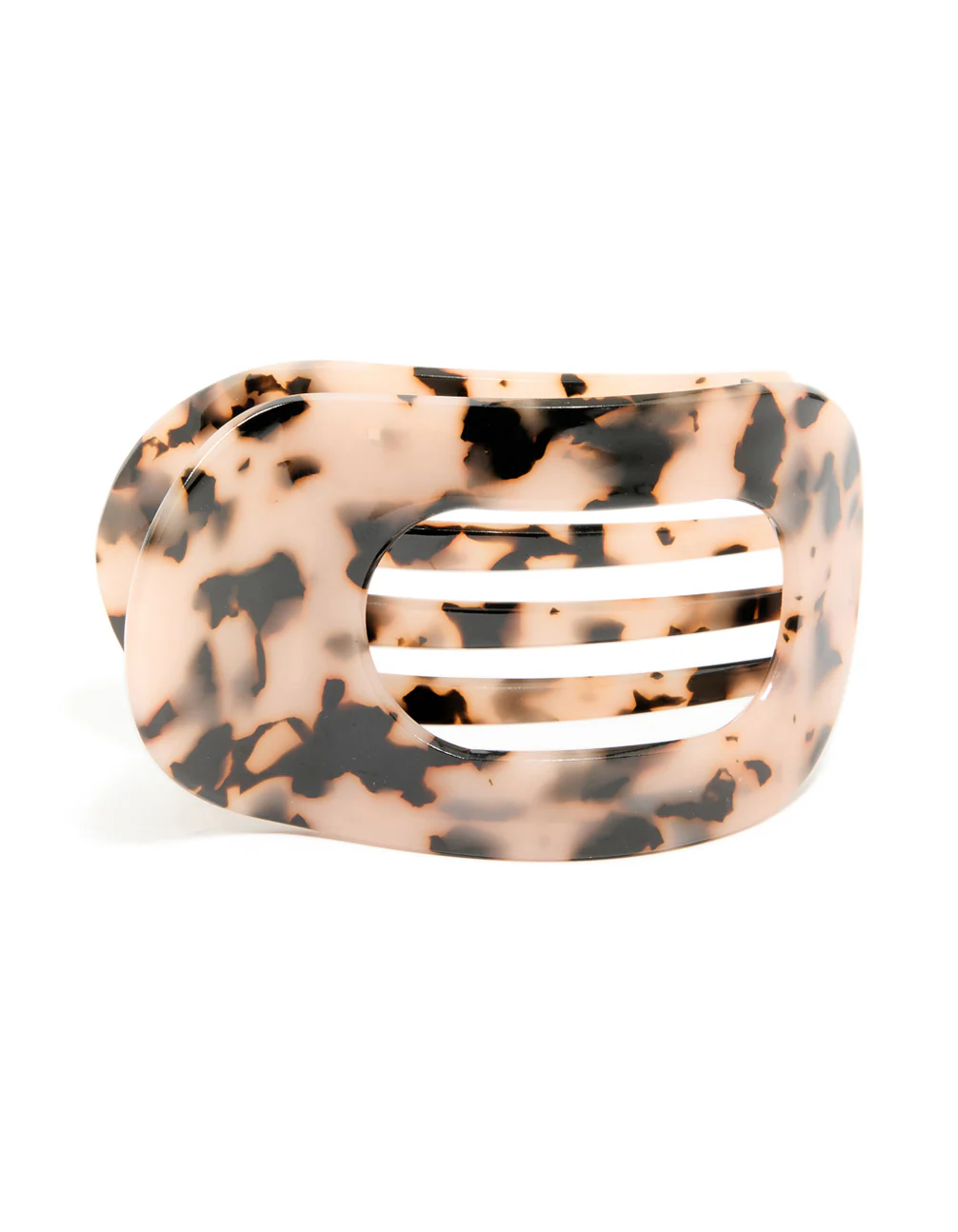 Tortoiseshell Large Oval Hair Claw Clip - Image 2