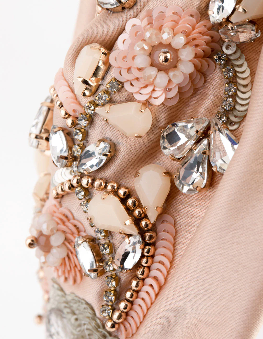 Blush Hand Beaded Alice Band - Image 3