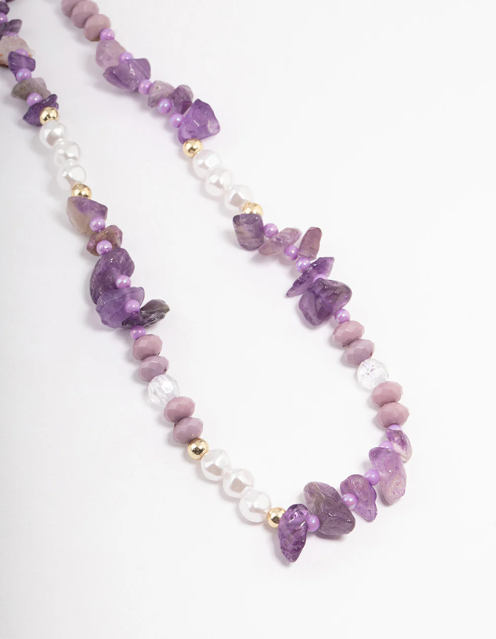 Amethyst Semi-Precious Stone Phone Strap - Image 2