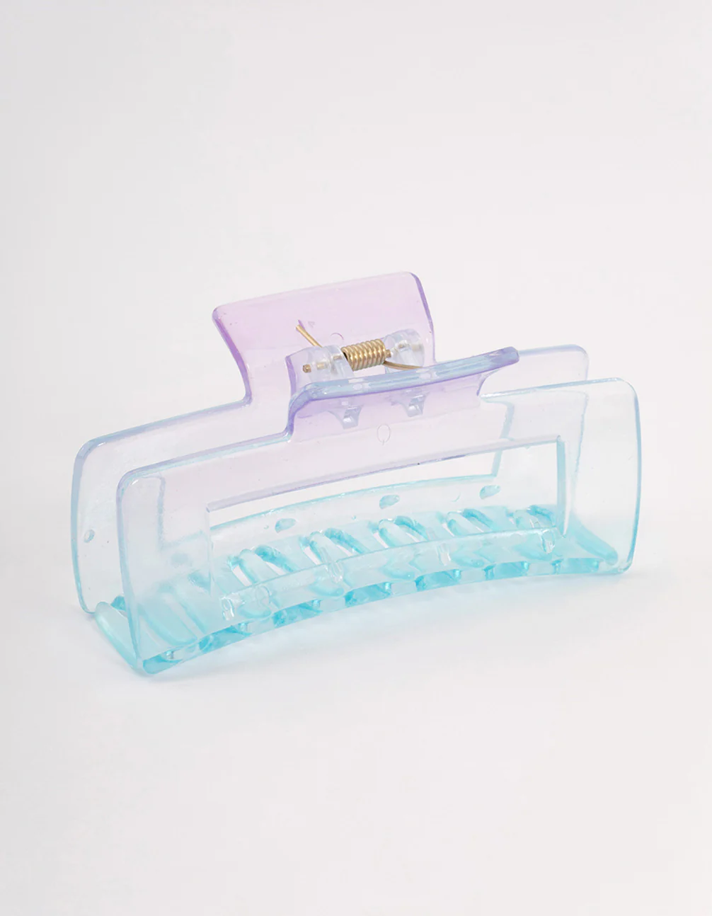 Blue Rectangle Ombre Claw Clip - Image 2