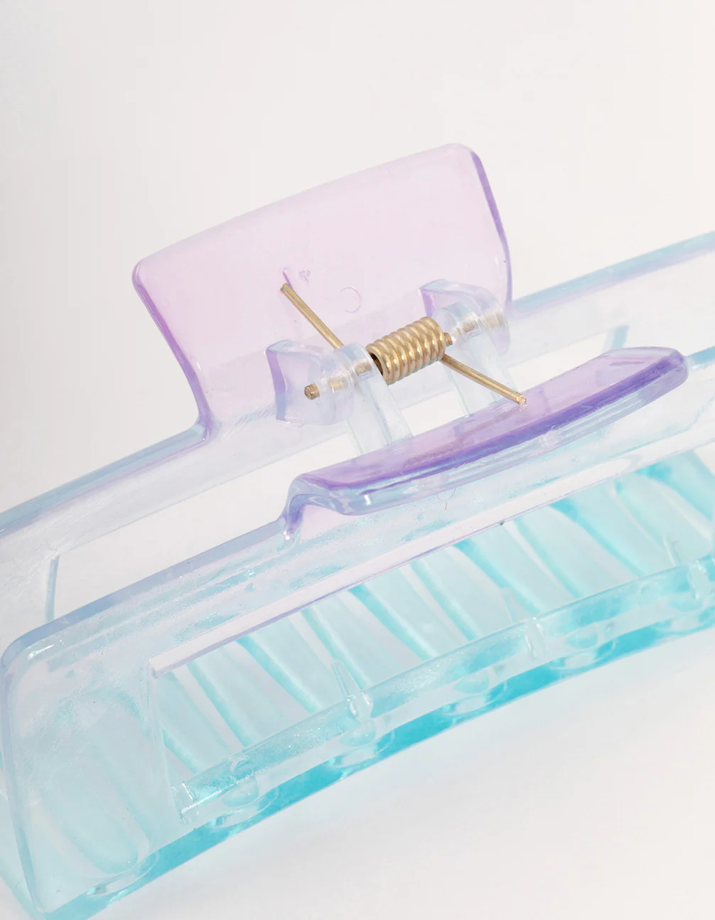 Blue Rectangle Ombre Claw Clip - Image 3
