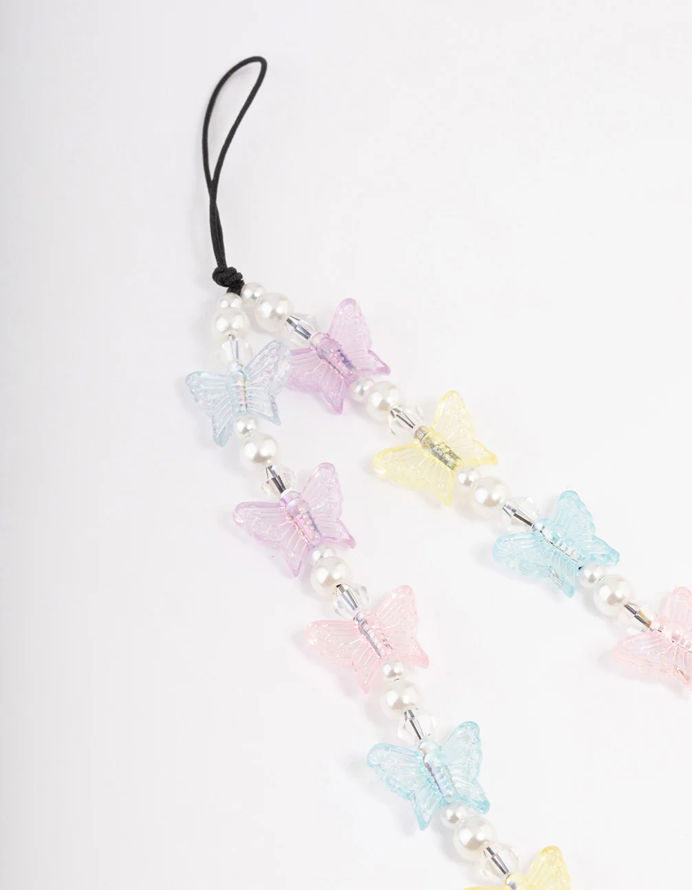 Butterfly & Pearl Phone Strap - Image 3